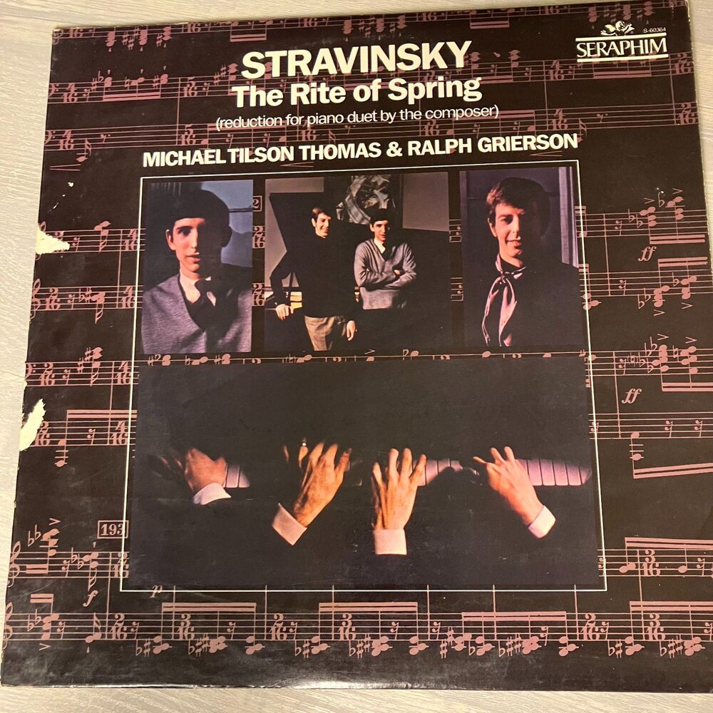 Stravinsky: The Rite of Spring piano duet vinyl